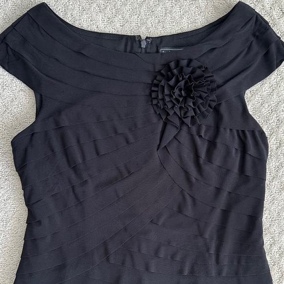 Jessica Howard Black Fit & Flare Formal Cocktail Dress Size 14P Formal Feminine - Picture 2 of 13